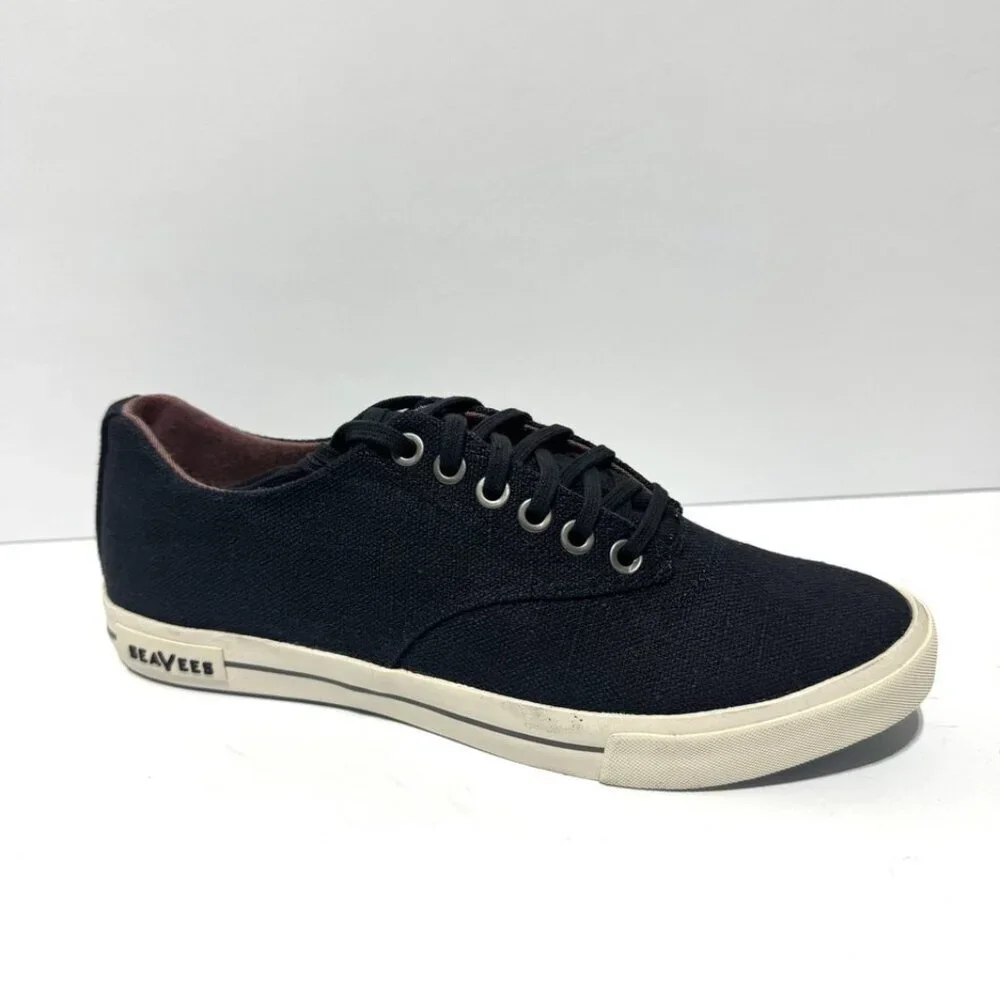 Seavees Mens Hermosa Plimsoli Sneakers Navy Size 7 M